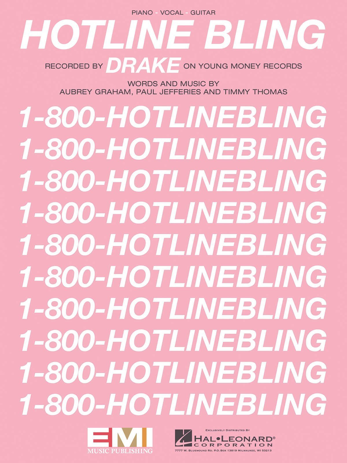 Drake: Hotline Bling - Piano/Guitar/Vocal - Remenyi House of Music