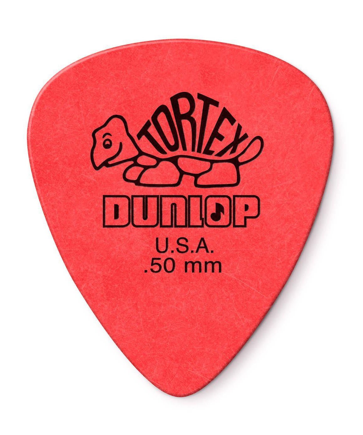 Dunlop 418P.50 Tortex Standard .50mm Red Guitar Picks, 12 - Pack - Remenyi House of Music