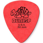 Dunlop 418P.50 Tortex Standard .50mm Red Guitar Picks, 12 - Pack - Remenyi House of Music