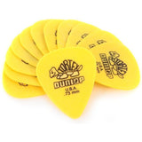 Dunlop 418P.73 Tortex Standard .73mm Yellow Guitar Picks, 12 - Pack - Remenyi House of Music