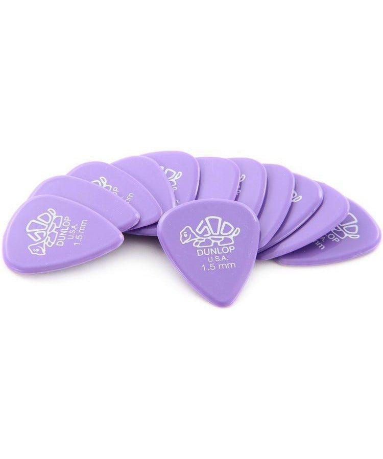 Dunlop 41P1.50 Delrin 500 1.50mm Lavender Guitar Picks, 12 - Pack - Remenyi House of Music