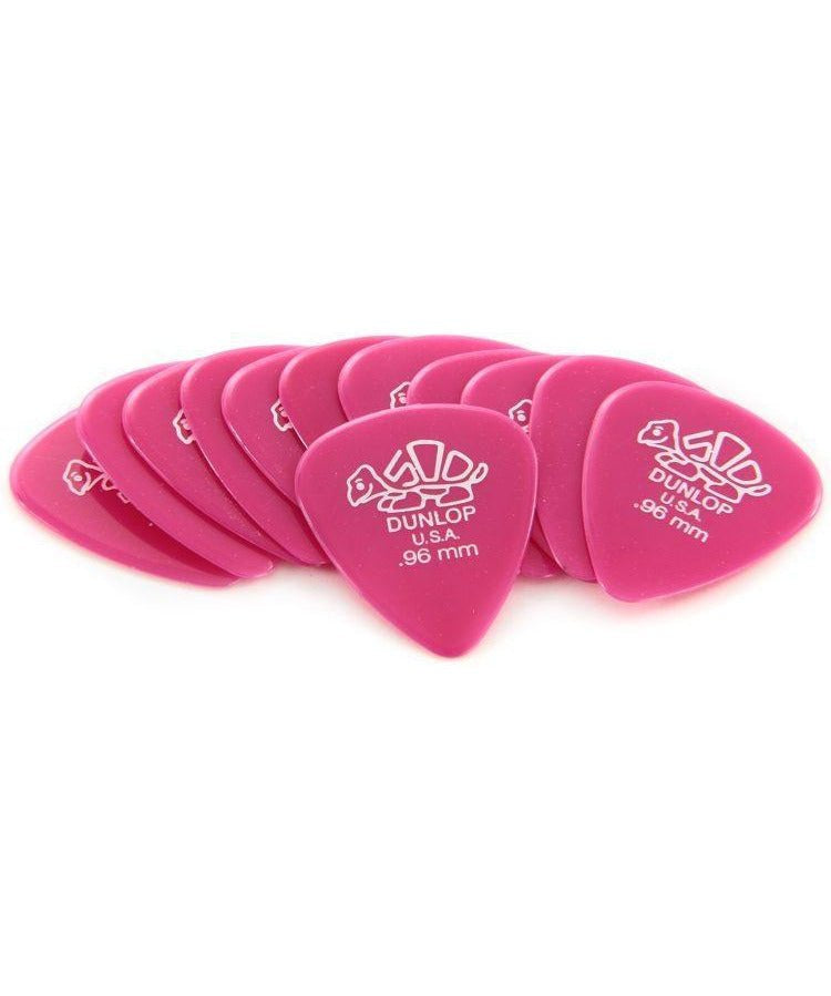 Dunlop 41P.96 Delrin 500 .96mm Dark Pink, 12 - Pack - Remenyi House of Music