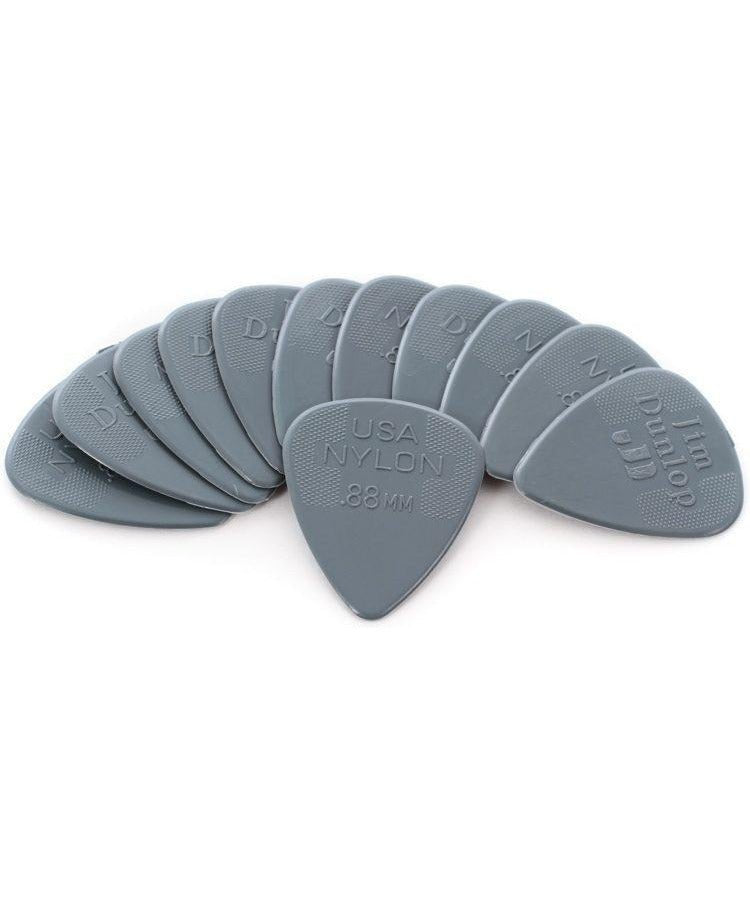 Dunlop 44P.88 Nylon Standard .88mm Dark Grey Guitar Picks, 12 - Pack - Remenyi House of Music