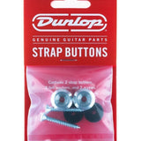 Dunlop 7102 Strap Button Set - Silver - Remenyi House of Music