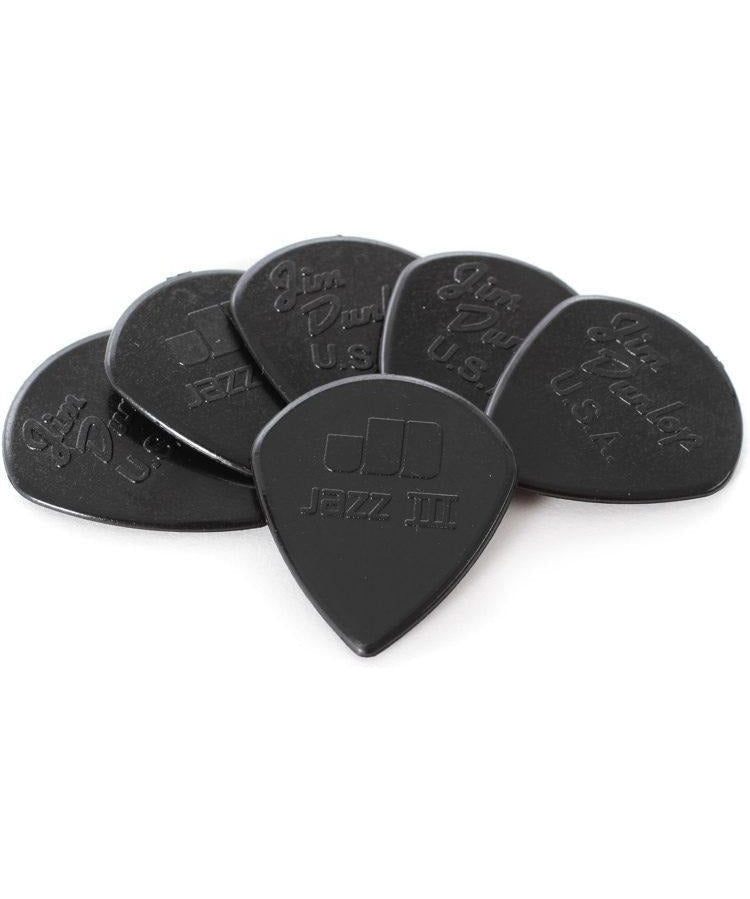 Dunlop Jazz III Picks 1.38mm pack of 6 - Remenyi House of Music