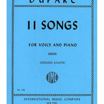 Duparc, H. - 11 Songs (High) - Remenyi House of Music