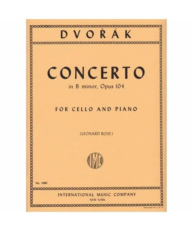 Dvořák A. - Cello Concerto in B Minor, Op. 104 - Remenyi House of Music