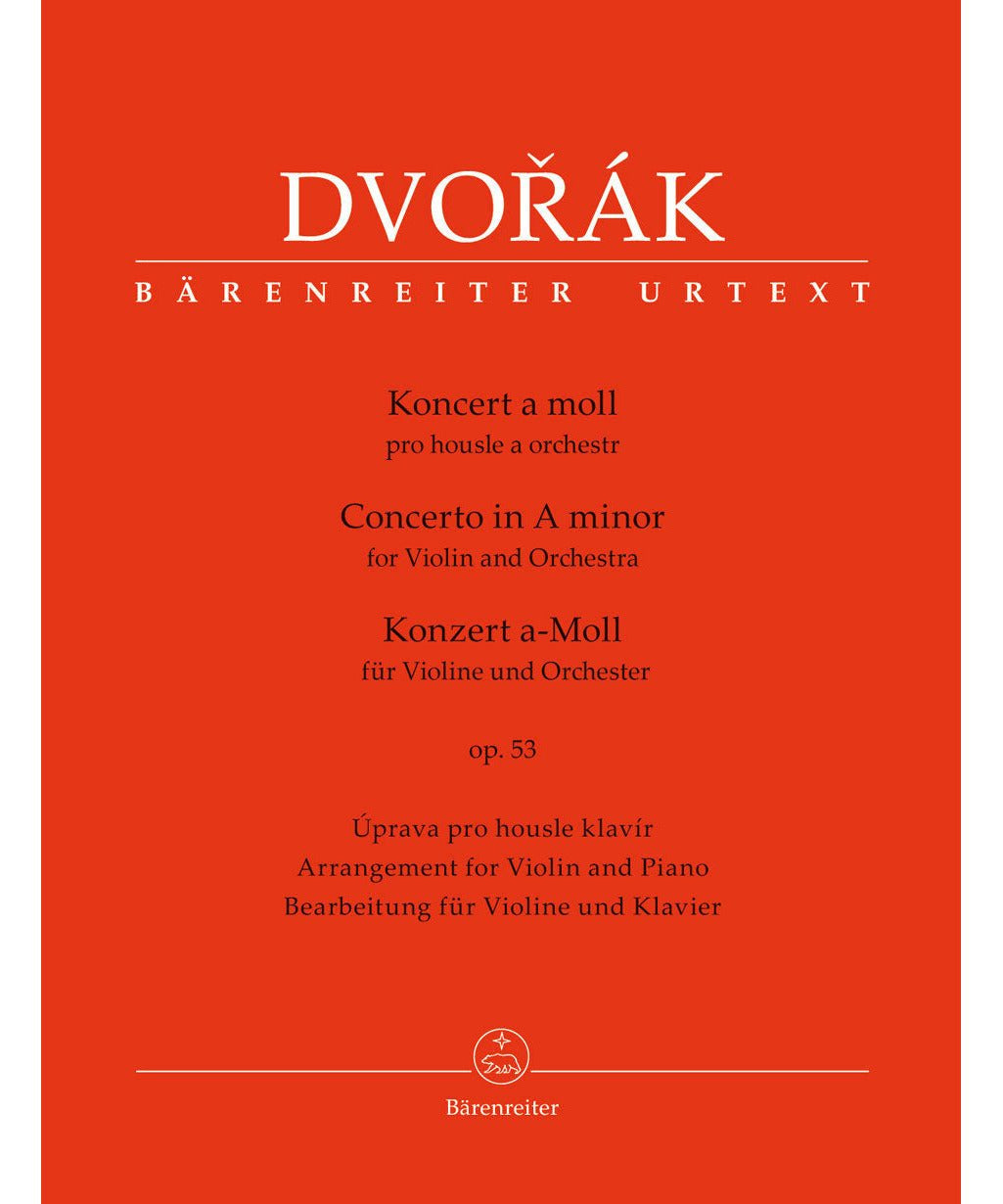 Dvorak A. - Violin Concerto In A - Op 53 - Remenyi House of Music