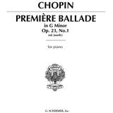 Frédéric Chopin : Ballade, Op. 23, n° 1 en sol mineur