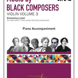 Music by Black Composers - Volume 3 (Piano Accompaniment)