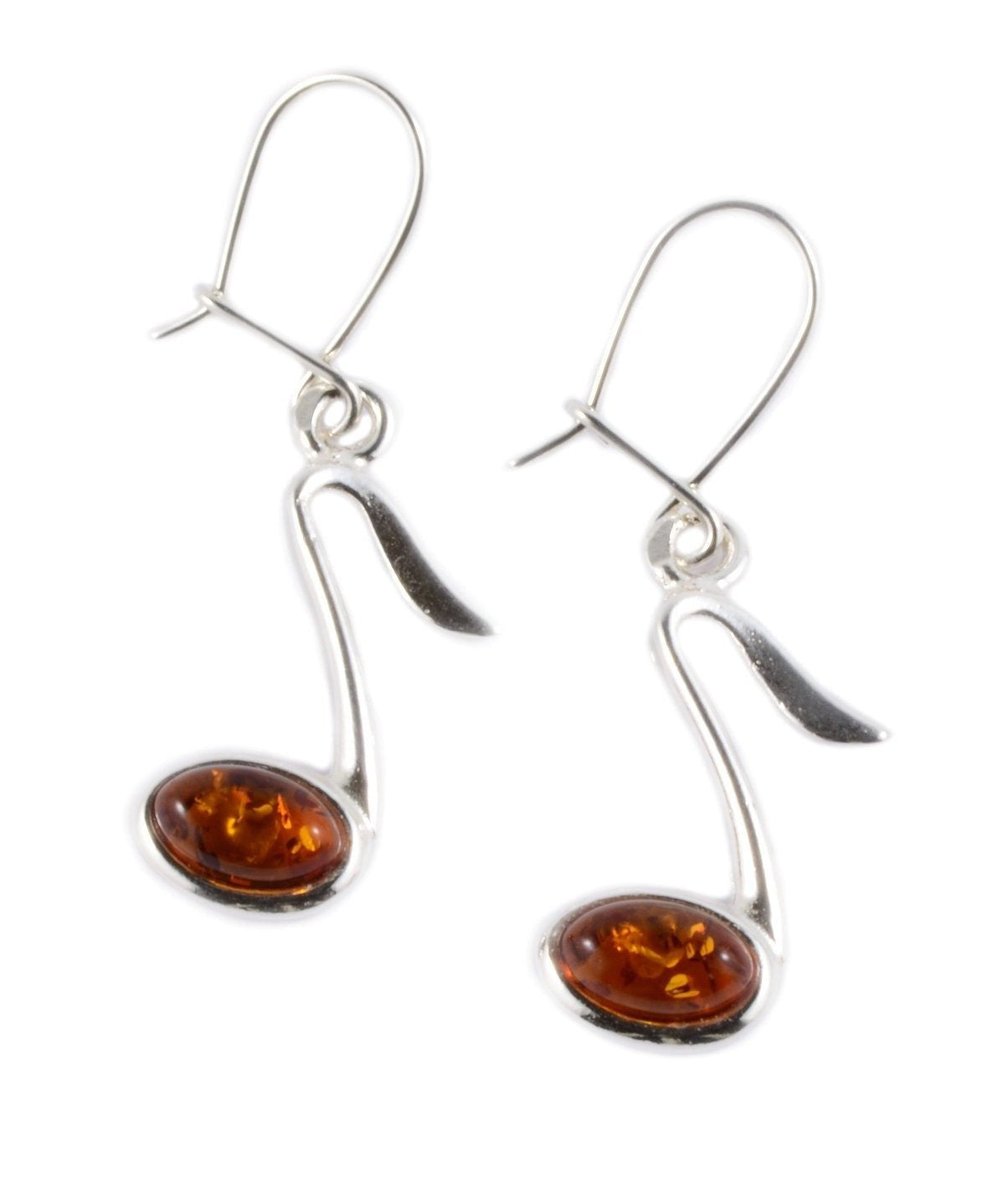 Earrings - 8th Notes - Cognac - Remenyi House of Music