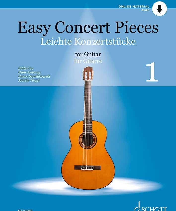 Easy Concert Pieces Guitar – Volume 1 (Book with Online Audio) - Remenyi House of Music