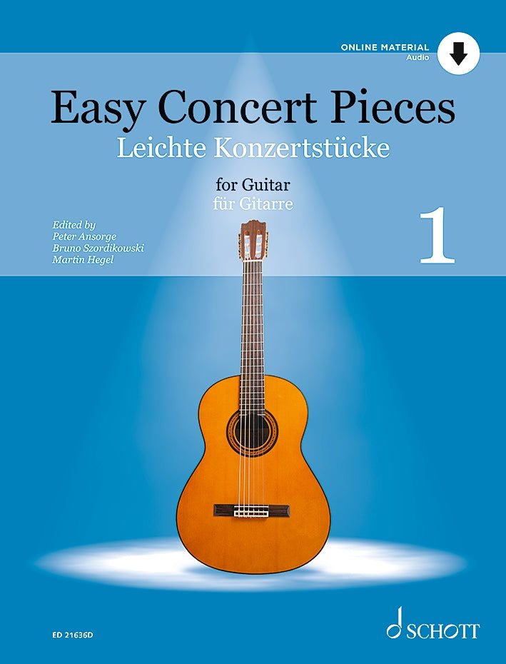 Easy Concert Pieces Guitar – Volume 1 (Book with Online Audio) - Remenyi House of Music