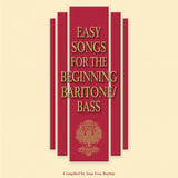 Easy Songs for the Beginning Baritone/Bass - Remenyi House of Music