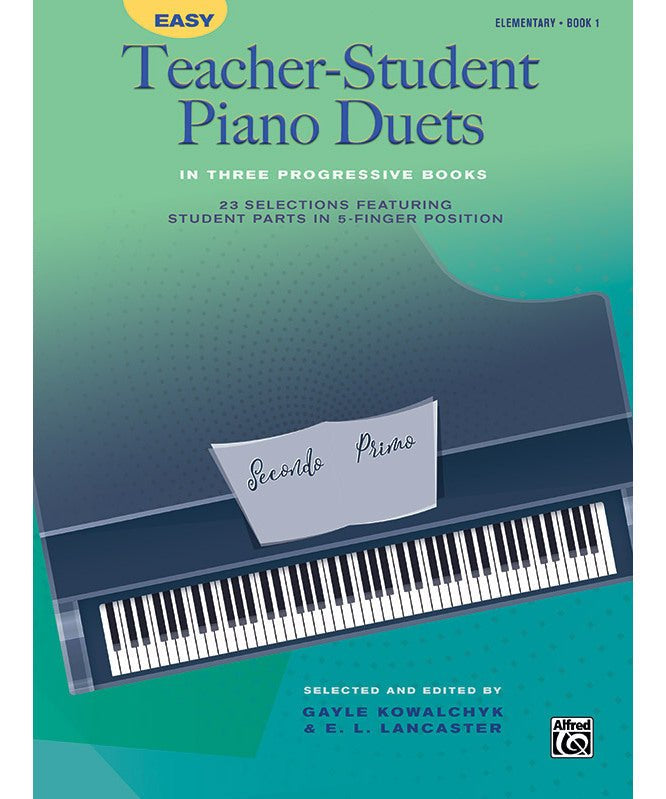 Easy Teacher - Student Piano Duets in Three Progressive Books, Book 1 - Remenyi House of Music