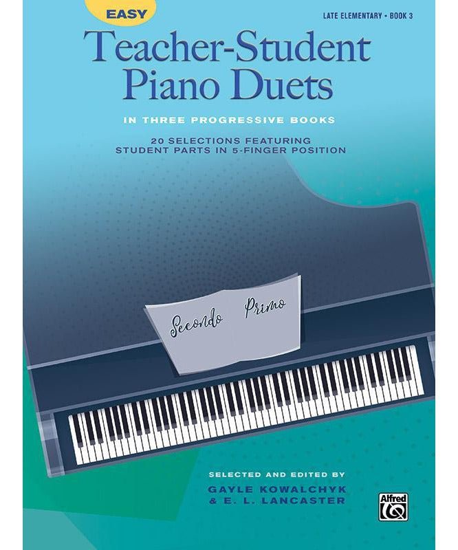 Easy Teacher - Student Piano Duets in Three Progressive Books, Book 3 - Remenyi House of Music