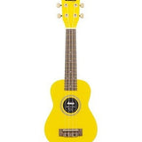 Kala Solid Color Ukadelic Soprano Ukulele (Taxi Cab)