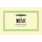 Edition Peters Music Writing Book - 6 Stave 32 Pg - Remenyi House of Music