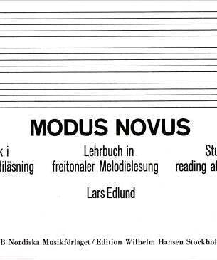 Edlund L. - Modus Novus - Remenyi House of Music