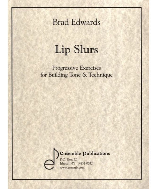 Edwards B. Lip Slurs Exercises For Tone & Tech Remenyi House of Music