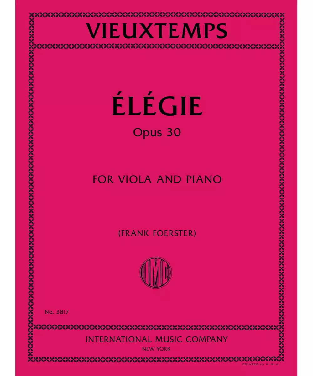 Élégie, Opus 30 - Remenyi House of Music