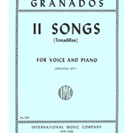 Eleven Songs (Tonadillas) (Sp. & E.) Original key - Remenyi House of Music