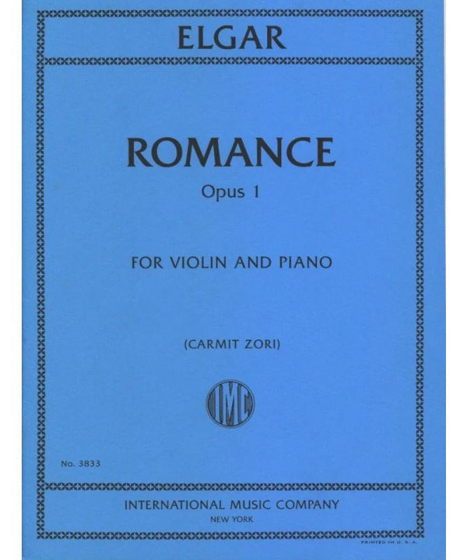 Elgar E. - Romance Opus 1 - Remenyi House of Music