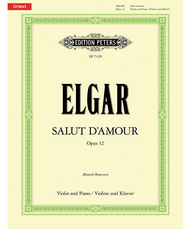 Elgar, E. - Salut d'amour op. 12 for Violin and Piano - Remenyi House of Music