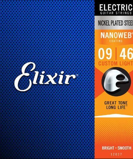 Elixir 12027 Nanoweb Coated Electric Guitar Strings 9 - 46 - Remenyi House of Music