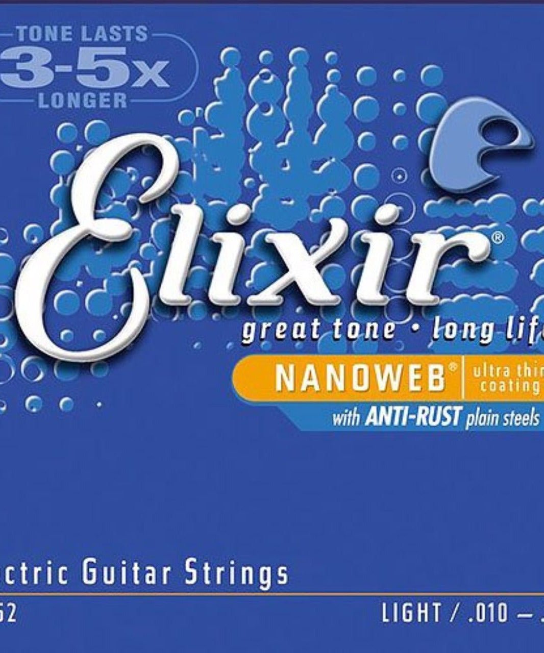 Elixir 12052 Nanoweb Coated Electric Guitar Strings 10 - 46 - Remenyi House of Music