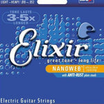 Elixir 12077 Nanoweb Light Heavy 10 - 52 Electric Guitar Strings - Remenyi House of Music