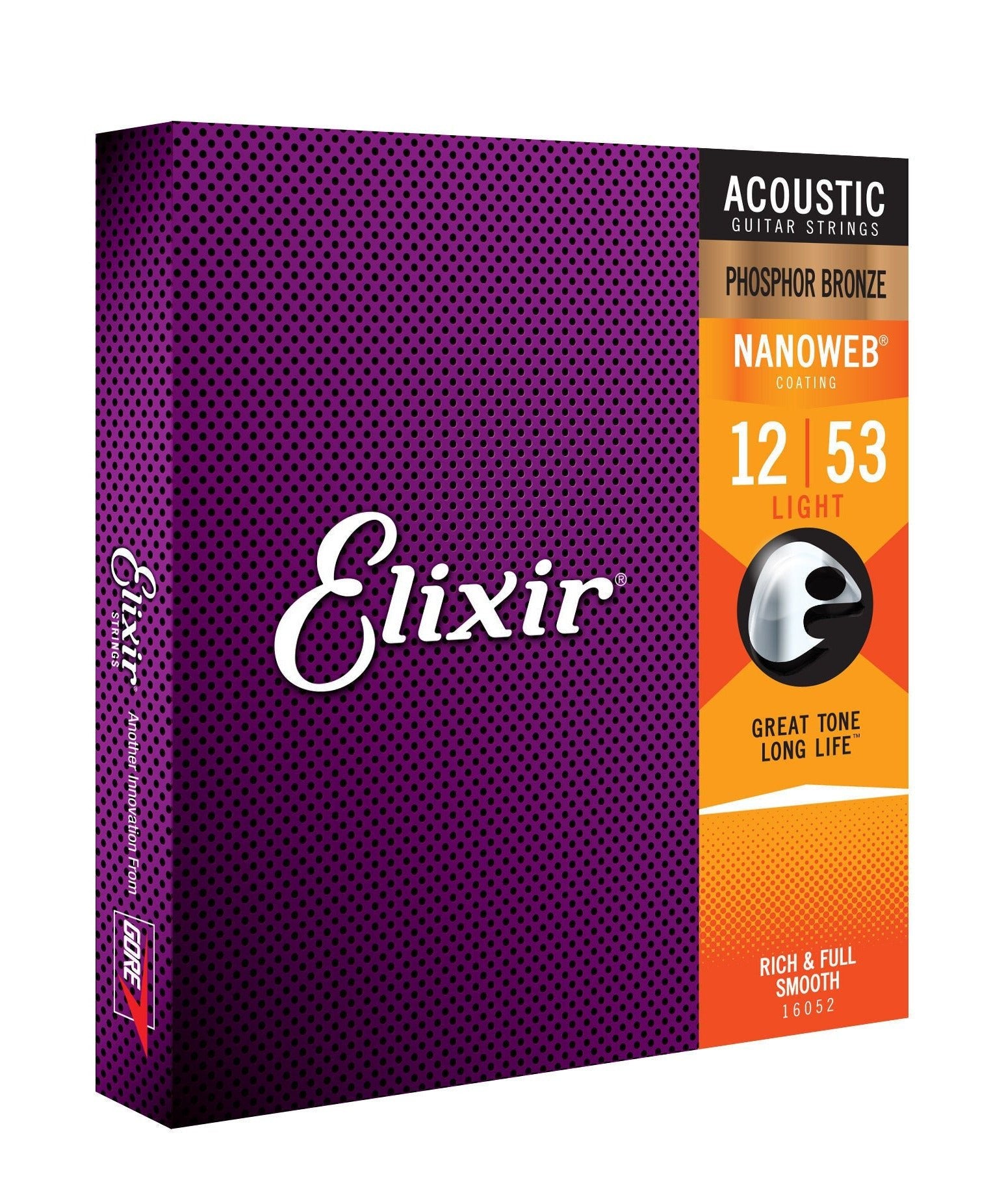 Elixir Strings Nanoweb Phosphor Bronze Light Gauge Acoustic Strings - Remenyi House of Music