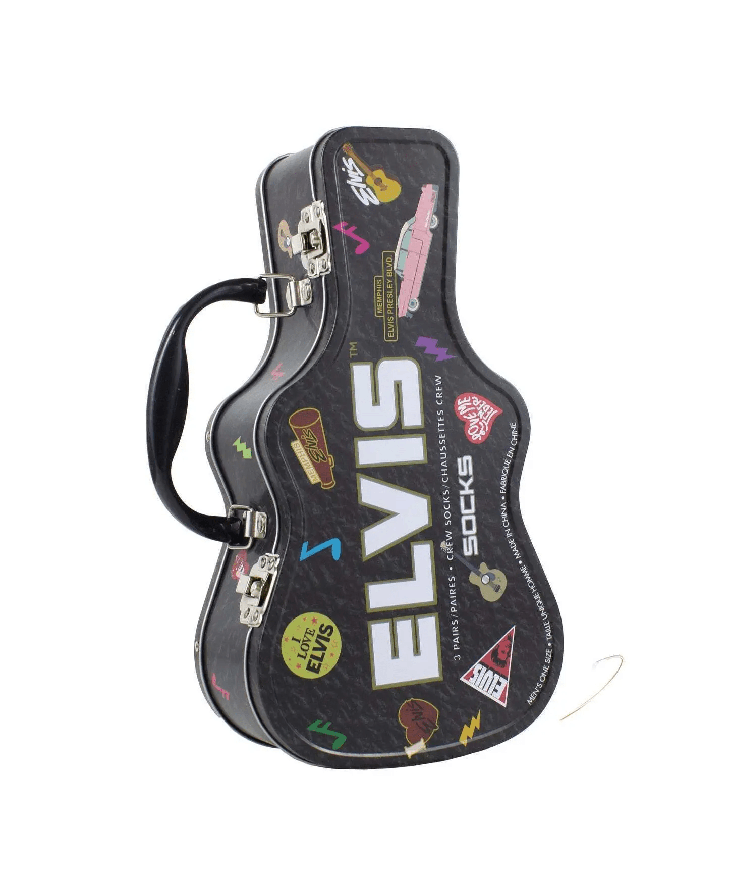Elvis Socks in Guitar Tin (3-pair) - Remenyi House of Music