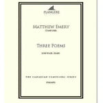Emery, M. - Three Poems (Low Voice) - Remenyi House of Music