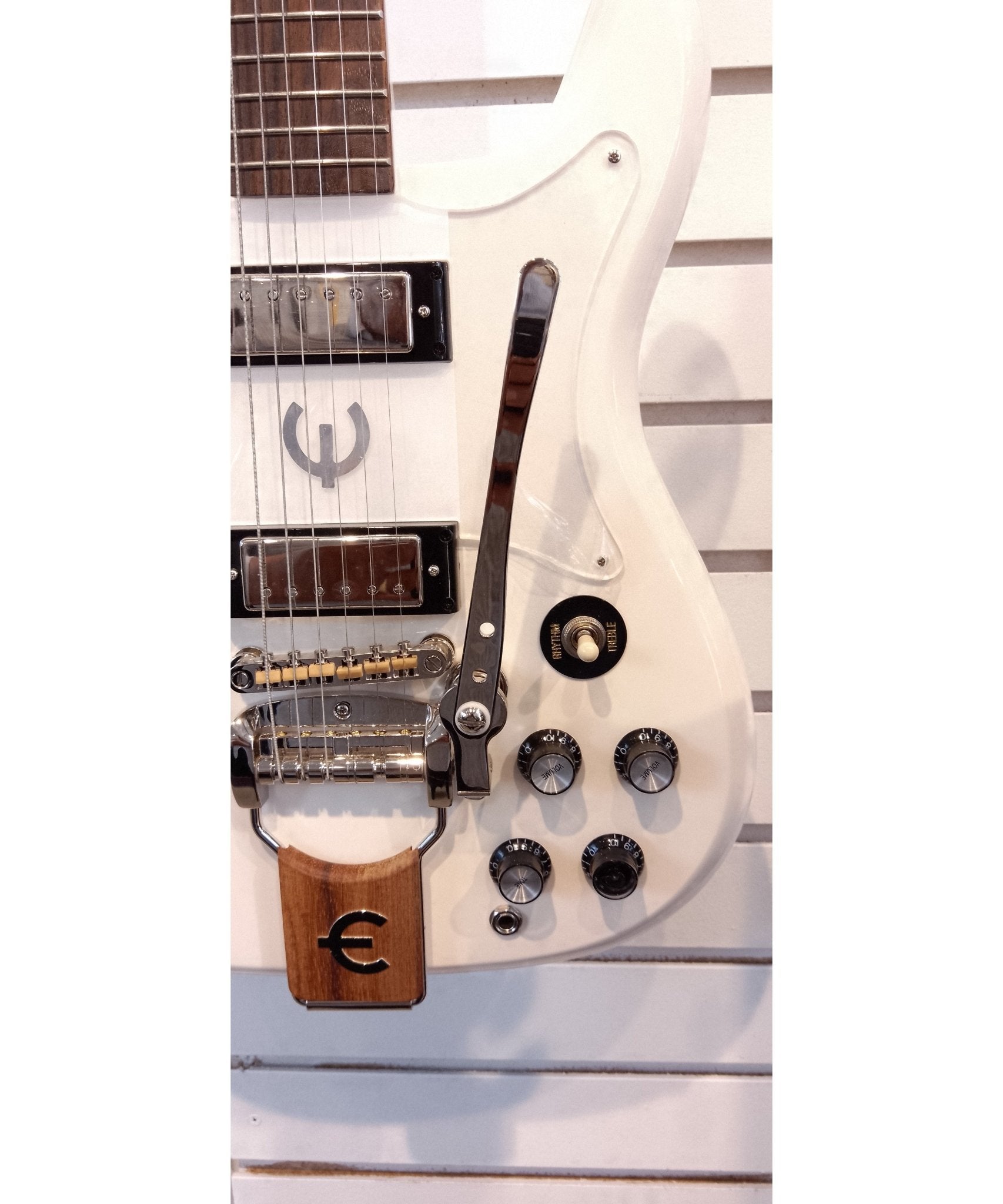 Epiphone Crestwood Custom Electric Guitar (Polaris White) - Remenyi House of Music