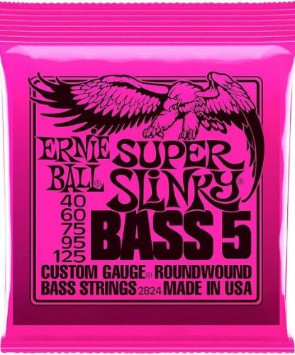 Ernie Ball 2824 Super Slinky 5 - String Bass Strings - Remenyi House of Music