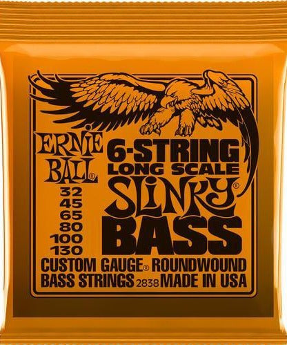 Ernie Ball 2838 Slinky Wound 6 - String Electric Bass Strings - Remenyi House of Music