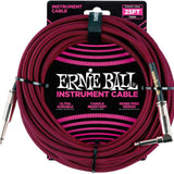 Ernie Ball Instrument Cable Red/Black 25 Ft - Remenyi House of Music