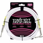 Ernie Ball Straight/Angle Instrument Cable 10 Ft White - Remenyi House of Music