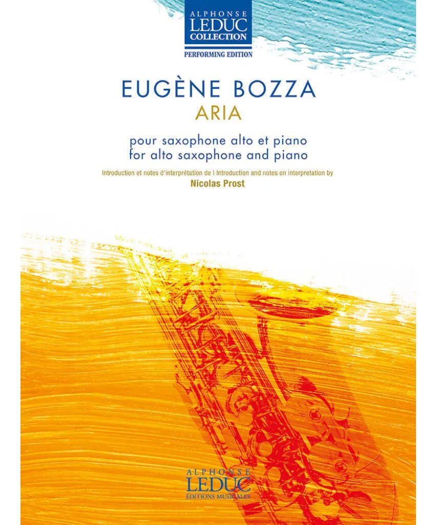 Eugene Bozza: Aria for Alto Saxophone & Piano - Remenyi House of Music