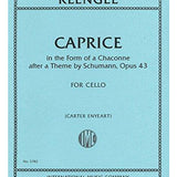 Caprice en forme de chaconne d'après un thème de Schumann, Op. 43