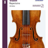 RCM 2021 Violin Repertoire Level 8 (Book & Download)