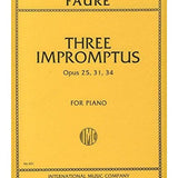 Fauré G. - Impromptus Op. 25, 31, 34 - Remenyi House of Music