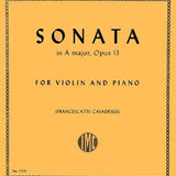 Fauré G. - Violin Sonata No. 1 in A, Op. 13 - Remenyi House of Music