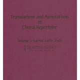 Jeffers R. - Translations & Annotations Of Choral V 1