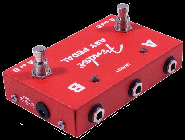 fender aby pedal manual Fender 2-Switch ABY Pedal, Red