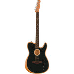 Fender Acoustasonic Player Telecaster Guitar, Rosewood Fingerboard, Brushed Black - Remenyi House of Music