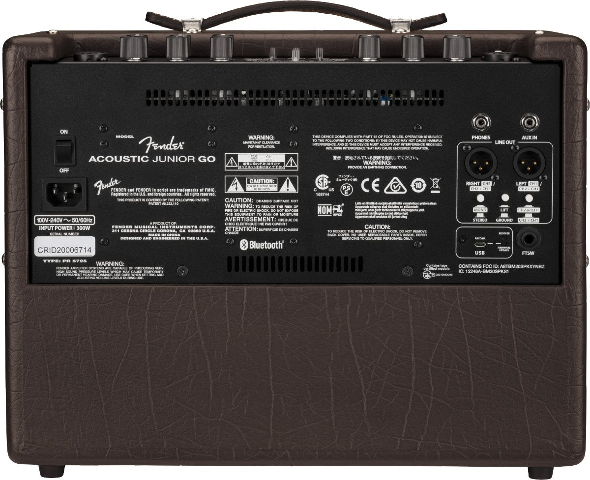 Fender Acoustic Junior GO Amp, 120V - Remenyi House of Music