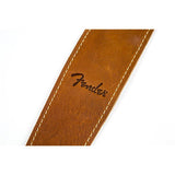 Fender Ball Glove Leather Strap, Brown, 2.5" - Remenyi House of Music