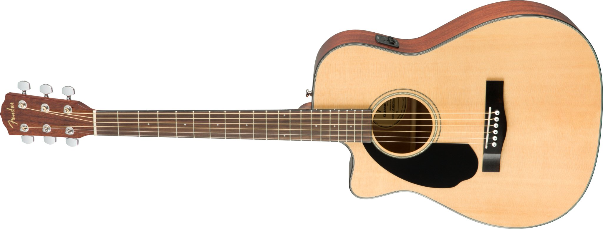 Fender CC - 60SCE Concert Left Handed Guitar, Walnut Fingerboard, Natural - Remenyi House of Music